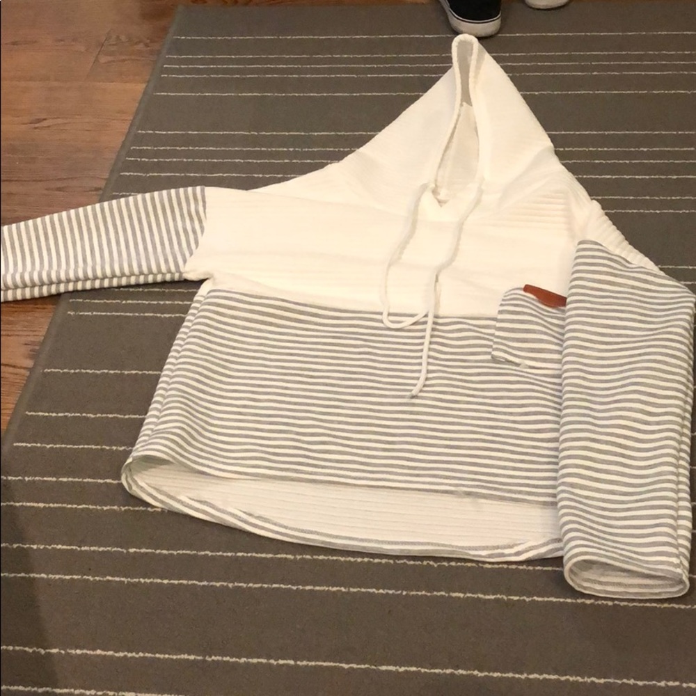 Textured hoodie